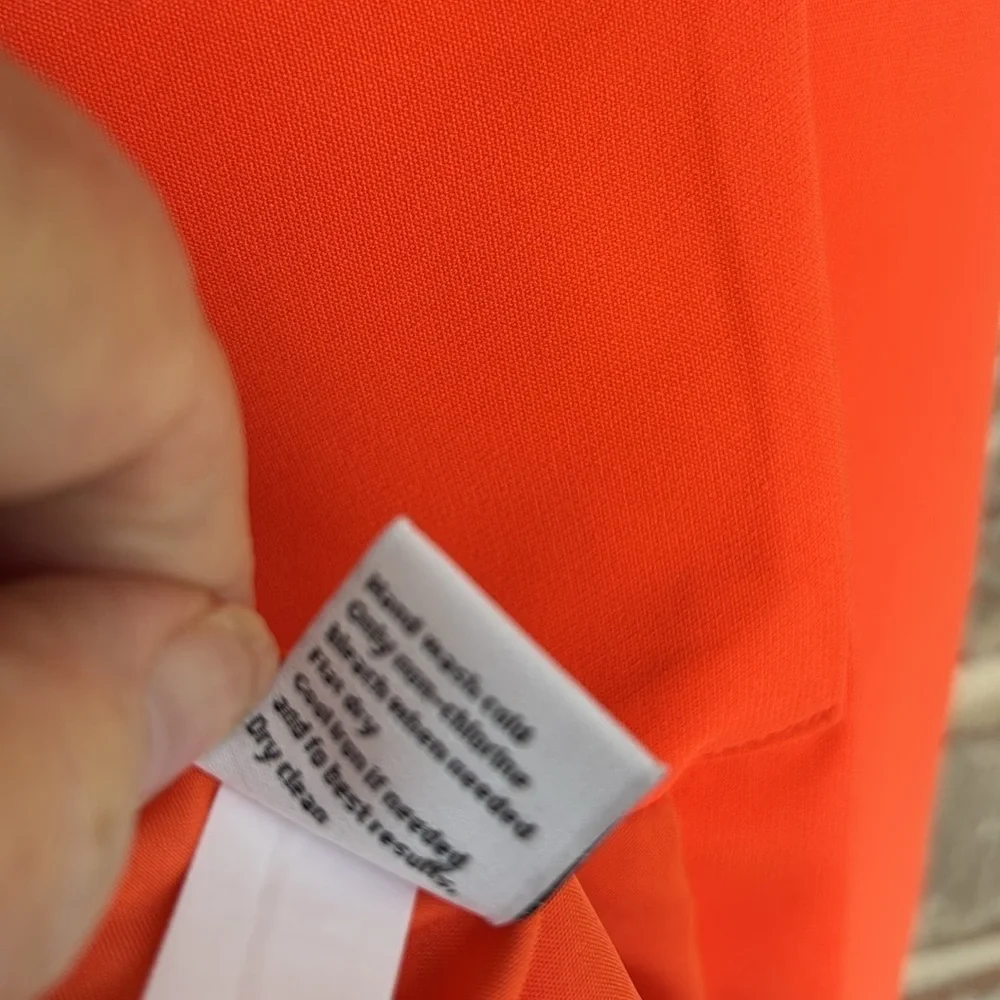 Nine West Orange One Button Blazer - Picture 9 of 12